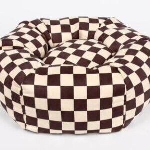Windsor Check Dog Bed by Susan Lanci - Size XS